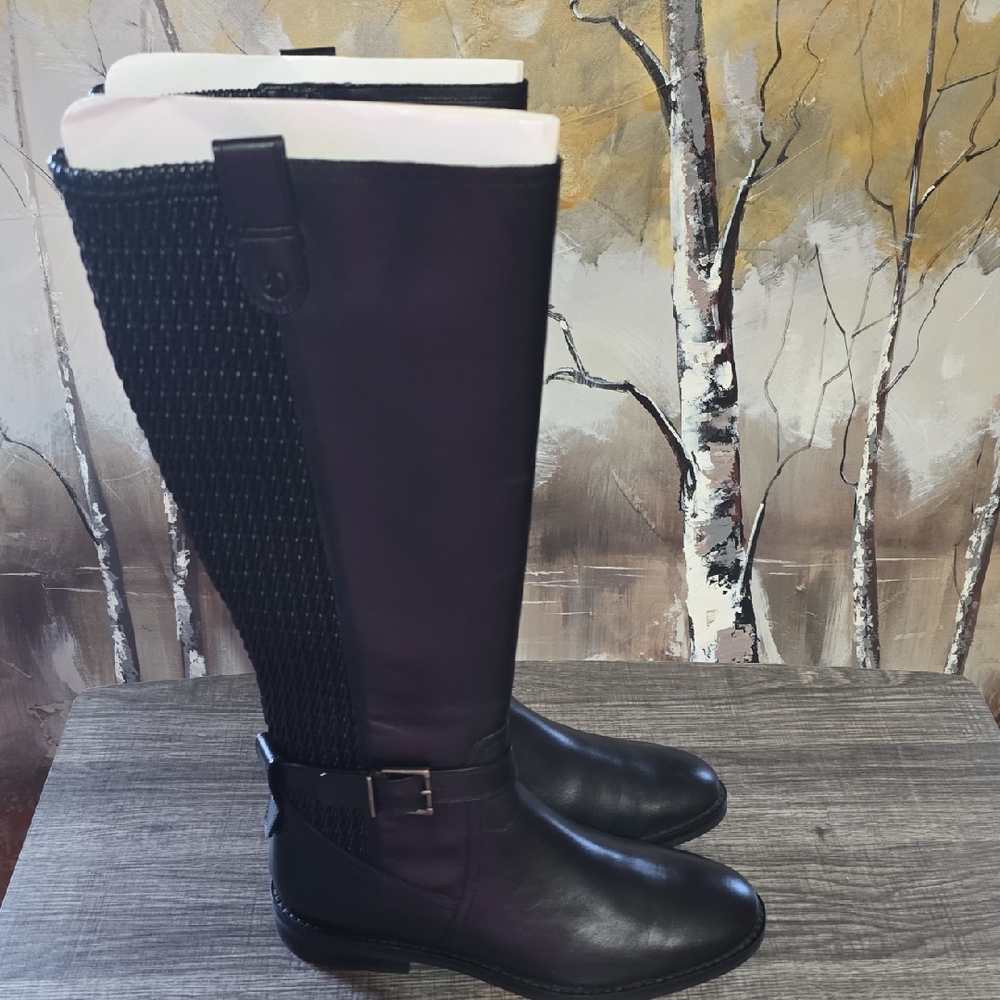 Cole Haan Black Over the Knee Boots